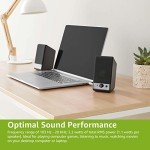 Amazon Basics USB-Powered Desktop Speakers - Black