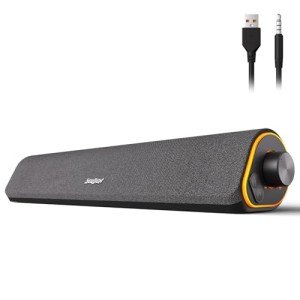 Colorful Bluetooth PC Speakers with Stereo Soundbar