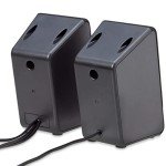 Amazon Basics USB-Powered Desktop Speakers - Black
