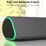 Colorful Bluetooth PC Speakers with Stereo Soundbar