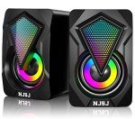 NJSJ H128 RGB Gaming Speakers with USB Power