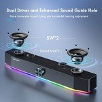 RGB Bluetooth PC Soundbar with Surround Sound