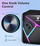 RGB Desktop Speakers with Subwoofer for Gaming