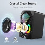 NJSJ H128 RGB Gaming Speakers with USB Power