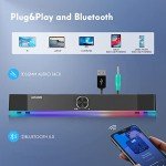 RGB Bluetooth PC Soundbar with Surround Sound