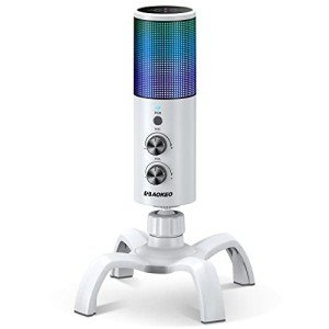 Aokeo USB Gaming Microphone with RGB Light