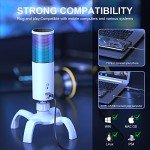 Aokeo USB Gaming Microphone with RGB Light