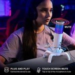 Aokeo USB Gaming Microphone with RGB Light