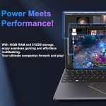 15.6" Gaming Laptop with Ryzen 5, 16GB RAM