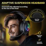 Tatybo Wired Gaming Headset for PS5, PS4, Xbox