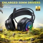 Tatybo Wired Gaming Headset for PS5, PS4, Xbox