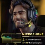 Tatybo Wired Gaming Headset for PS5, PS4, Xbox