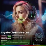 WESEARY Wireless Gaming Headset with Cool Lighting