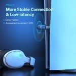 Wireless Gaming Headset with Detachable Microphone