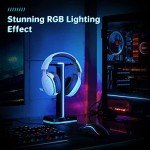 Wireless Gaming Headset with Detachable Microphone