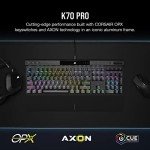 CORSAIR K70 PRO RGB Gaming Keyboard - Black
