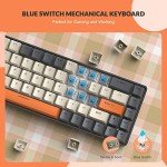 YINDIAO T8 60% Compact RGB Gaming Keyboard