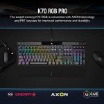 CORSAIR K70 RGB PRO Mechanical Gaming Keyboard - Black