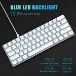 MageGee Mini 60% Mechanical Gaming Keyboard - White