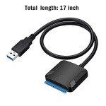 USB 3.0 SATA Cable with Power Adapter