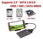 Type C USB to SATA Adapter for Laptops