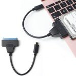 Type C USB to SATA Adapter for Laptops