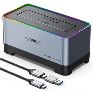 ORICO RGB USB C Hard Drive Docking Station
