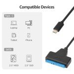 SATA to USB-C Adapter for HDD/SSD Upgrade