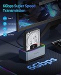 ORICO RGB USB C Hard Drive Docking Station