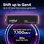 Crucial P310 500GB NVMe Gen4 Gaming SSD