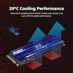 KingSpec 512GB NVMe M.2 SSD for Gaming