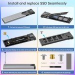 SSK Aluminum USB 3.2 SSD Enclosure Adapter