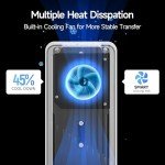 Fanxiang M.2 NVMe SSD Enclosure with Cooling Fan