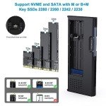 BENFEI 10 Gbps M.2 NVMe/SATA SSD Enclosure