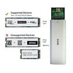 SSK Tool-Free M.2 NVME SSD Enclosure Adapter