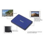 Maxone 160GB Portable External Hard Drive - Blue