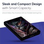 320GB Portable Gaming External Hard Drive - Ninja Cat