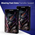 320GB Portable Gaming External Hard Drive - Ninja Cat