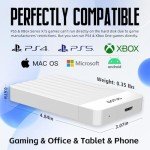 1TB Portable External Hard Drive for Gaming Consoles