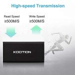 KOOTION 250GB Portable SSD with USB C Speed