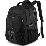50L Water-Resistant USB Charging Laptop Backpack