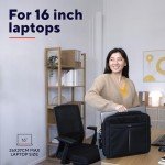 Primo 16-Inch Padded Gaming Laptop Bag - Black