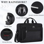 RAINSMORE Water-Repellent Laptop Bag for 17.3" Laptops