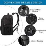 50L Water-Resistant USB Charging Laptop Backpack