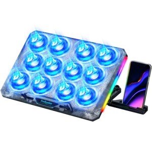 Trullypine Adjustable Laptop Cooling Pad with Fans