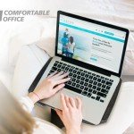 5-Fan Adjustable Laptop Cooling Pad (Black)