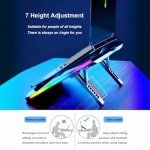 Quiet Cooling Pad with Fans for Gaming Laptops