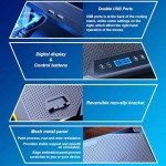 Quiet Cooling Pad with Fans for Gaming Laptops