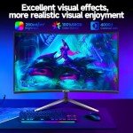 CRUA 27" FHD Curved Gaming Monitor 144Hz/200Hz