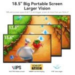 18.5" FHD 120Hz Portable Gaming Monitor